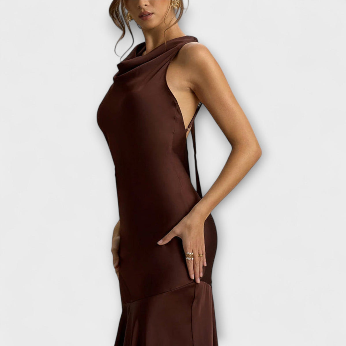 Satin Maxi Dress for Special Occasions