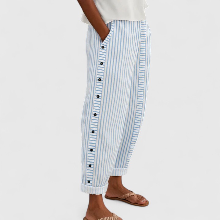 Sharmaine | Chic Fabric Trousers for Any Occasion