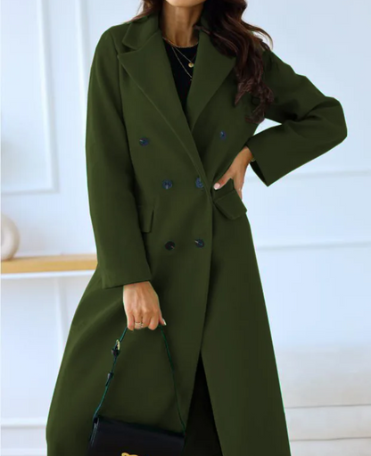 Sophisticated Fitted Trench Coat for All Occasions