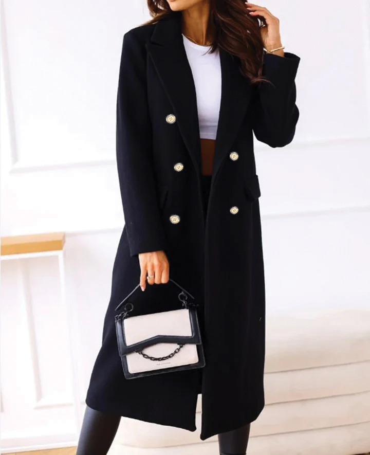 Sophisticated Fitted Trench Coat for All Occasions