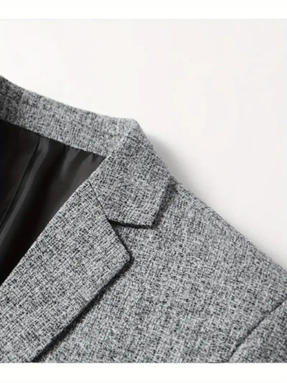Spring Slim Fit Men's Blazer - Effortless Style for Any Occasion
