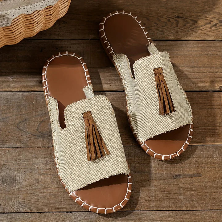 Stylish Woven Open-Toe Sandals for Women