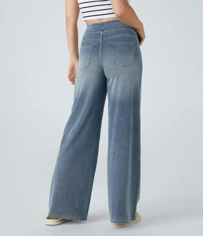 Women's High Rise Jeans Stretch Skinny Fit Trousers 11