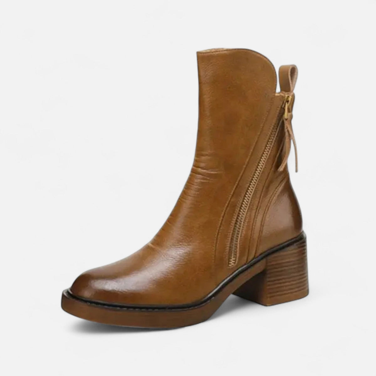 Women's Flat Boots Round Toe Breathable All-Day Comfort 1