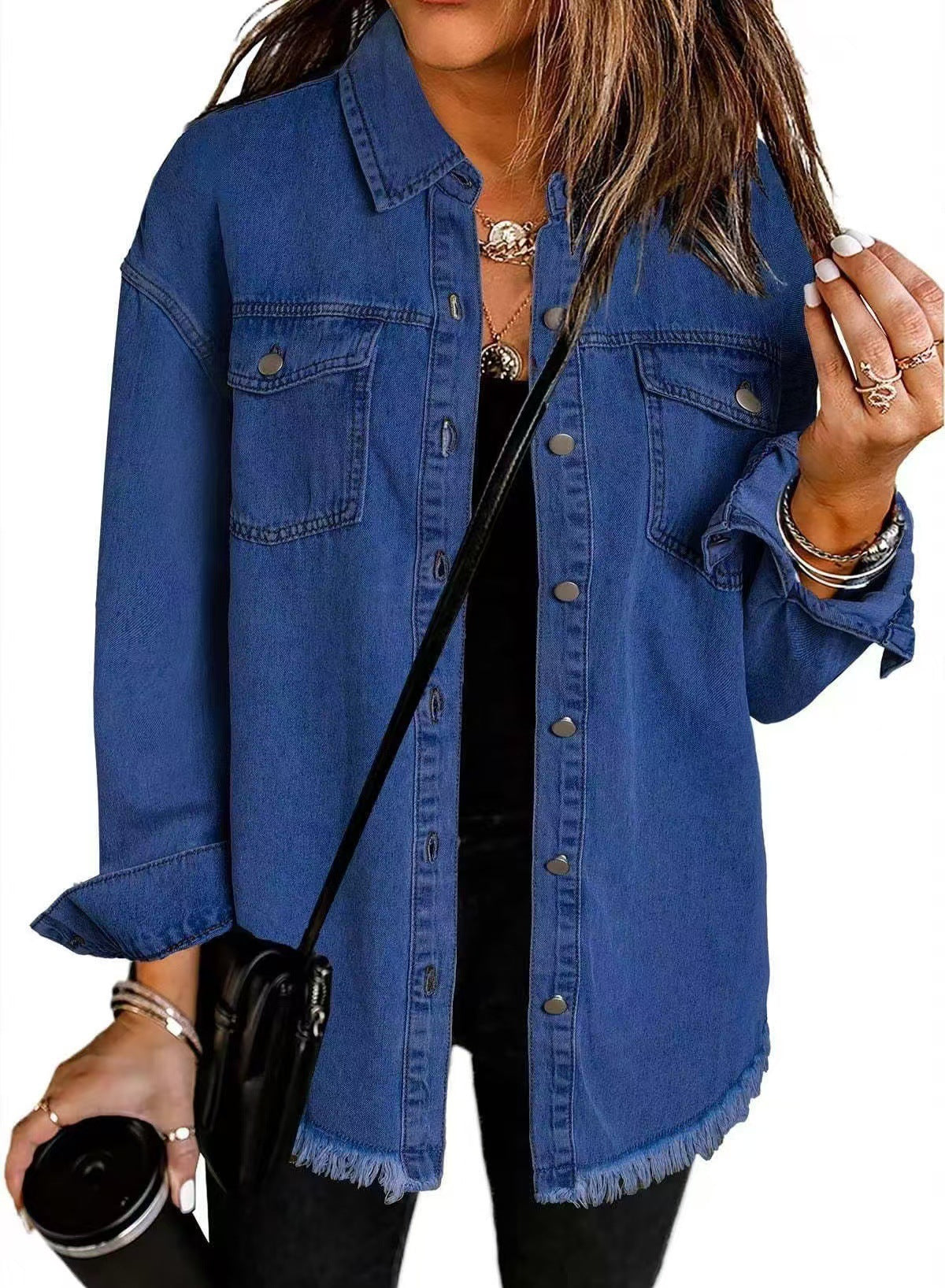 Women's Classic Fit Jacket Practical Pockets Timeless 3