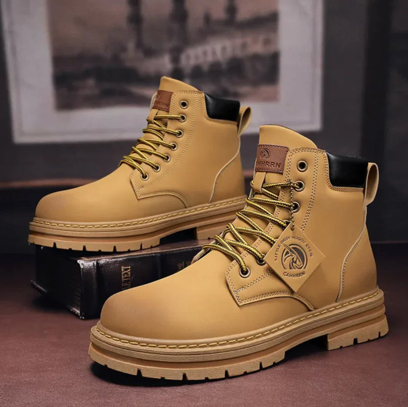 Men's Orthopedic High-Top Boots | Lace-Up Support & Slip-Resistant Grip 1