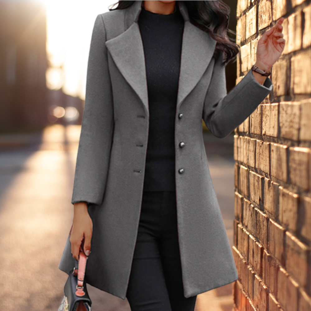 Women's Long Coat | Warm & Elegant Design 3