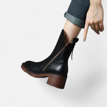 Women's Flat Boots Round Toe Breathable All-Day Comfort 13