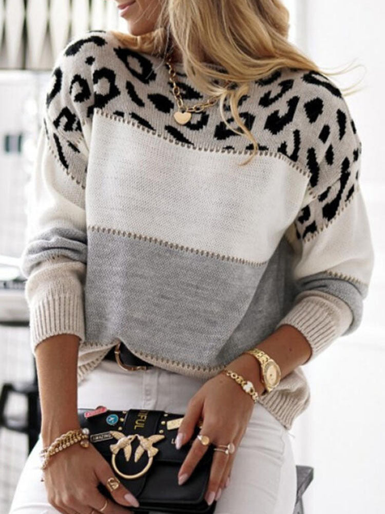 Women's Animal Print Sweater | Soft Comfort & Trendy Style
