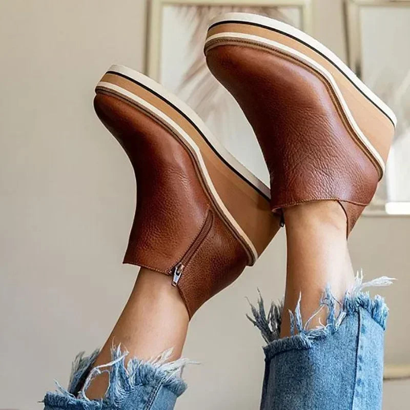 Women's Ankle Boots | Orthopedic & Platform Wedge
