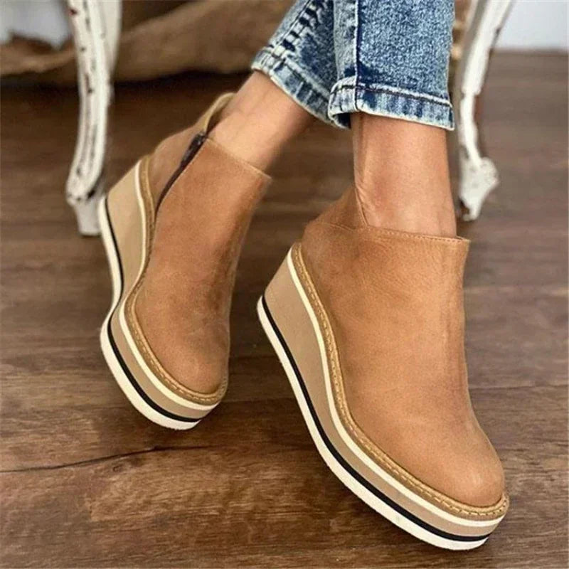 Women's Ankle Boots | Orthopedic & Platform Wedge