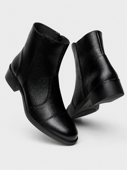 Women's Ankle Boots | Side Zip & Structured Fit
