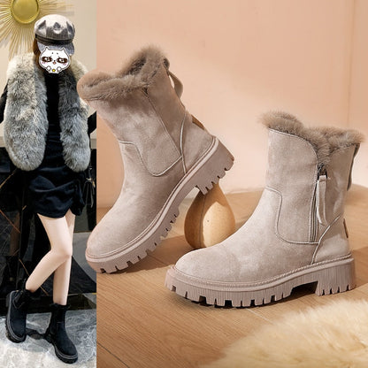 Women's Ankle Snow Boots | Warm & Stylish for Winter
