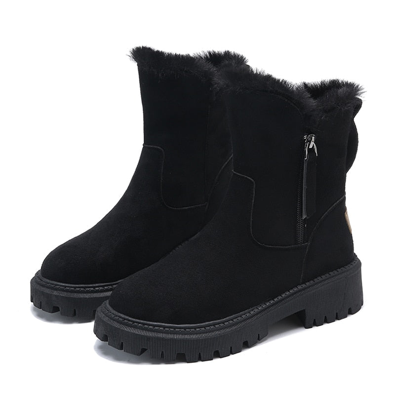 Women's Ankle Snow Boots | Warm & Stylish for Winter