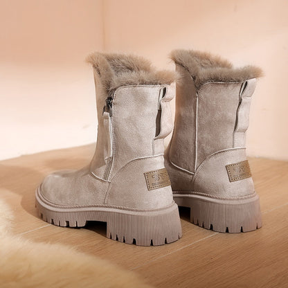 Women's Ankle Snow Boots | Warm & Stylish for Winter