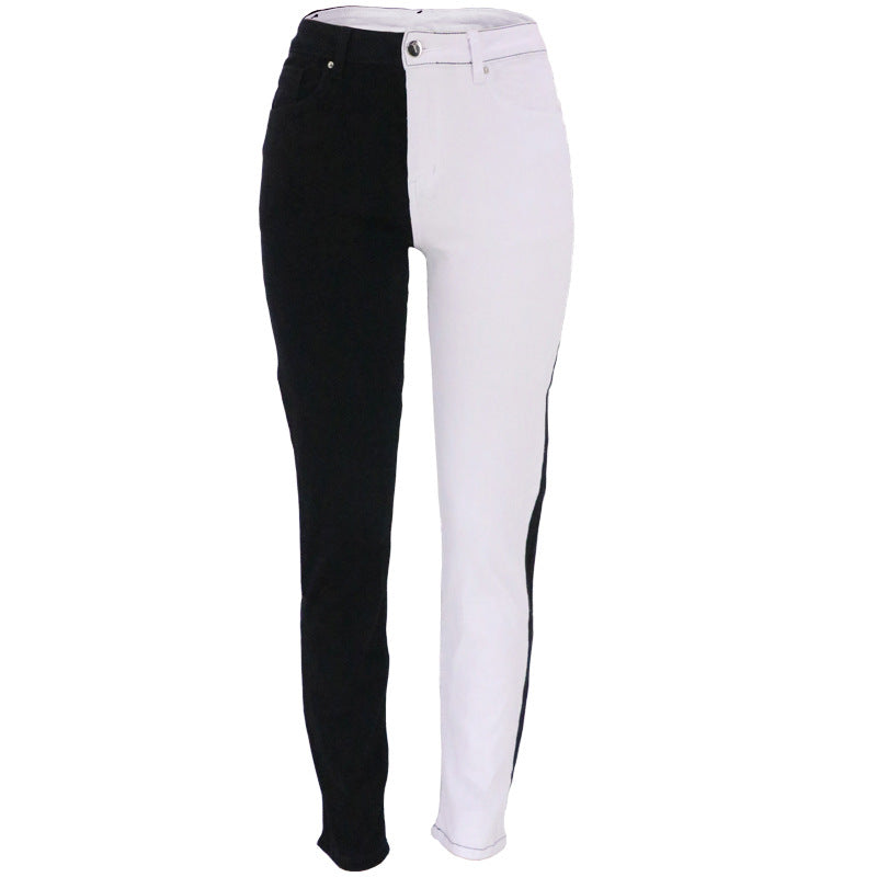 Women's Asymmetrical Jeans | High Waist & Modern Style