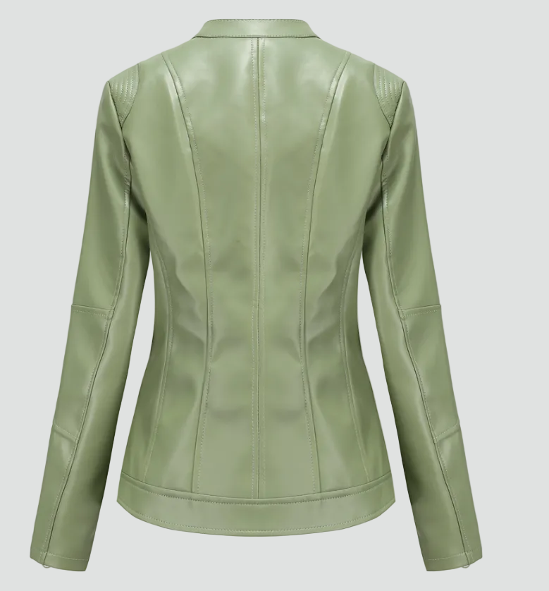 Women's Biker Jacket | Fitted Silhouette & Urban Style