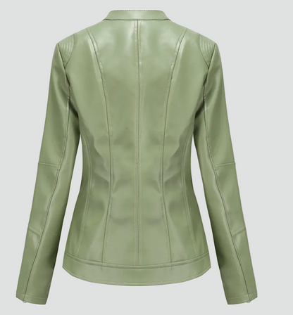 Women's Biker Jacket | Fitted Silhouette & Urban Style