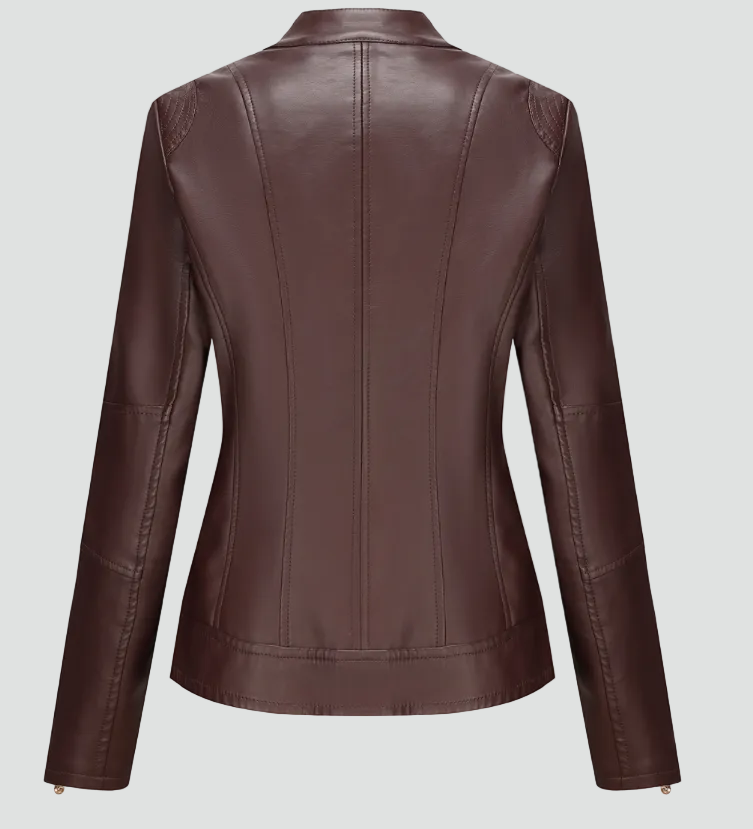 Women's Biker Jacket | Fitted Silhouette & Urban Style