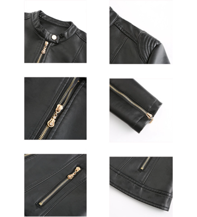 Women's Biker Jacket | Fitted Silhouette & Urban Style