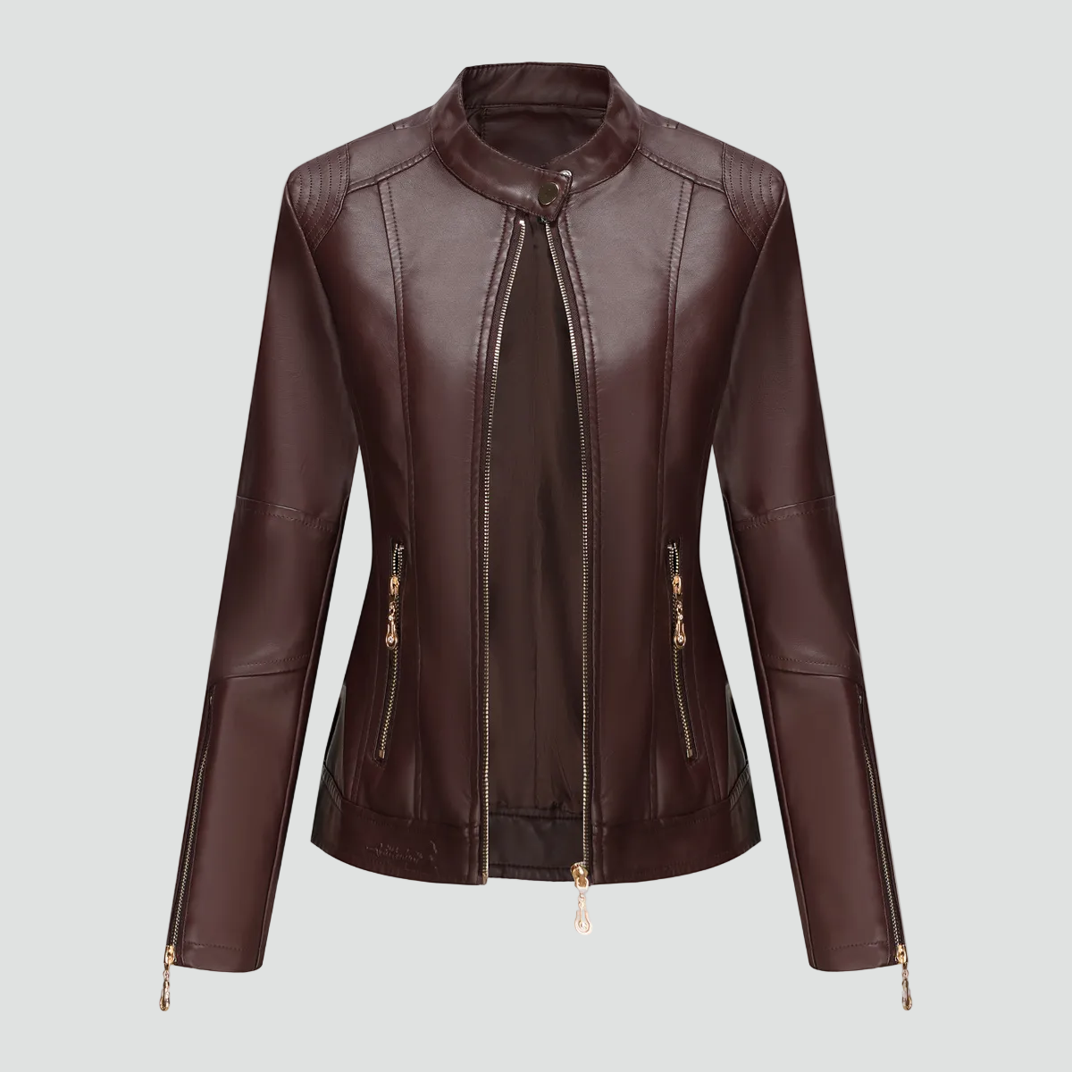 Women's Biker Jacket | Fitted Silhouette & Urban Style