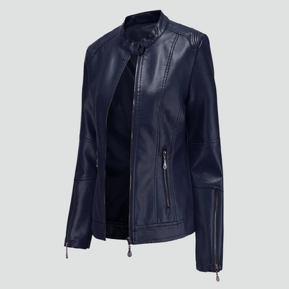 Women's Biker Jacket | Fitted Silhouette & Urban Style
