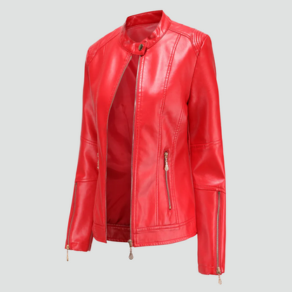 Women's Biker Jacket | Fitted Silhouette & Urban Style