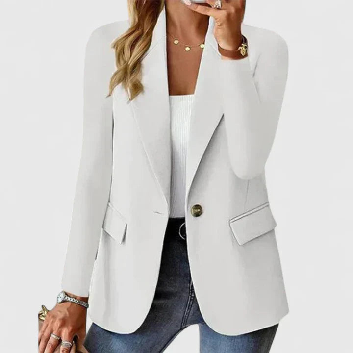 Women's Blazer | Lapel Single Button Fit