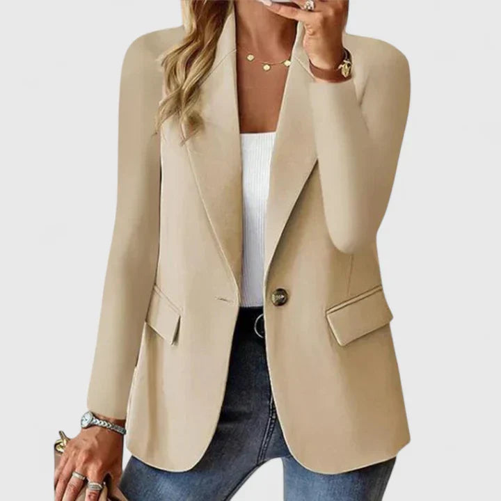 Women's Blazer | Lapel Single Button Fit