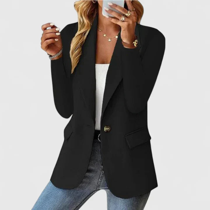 Women's Blazer | Lapel Single Button Fit