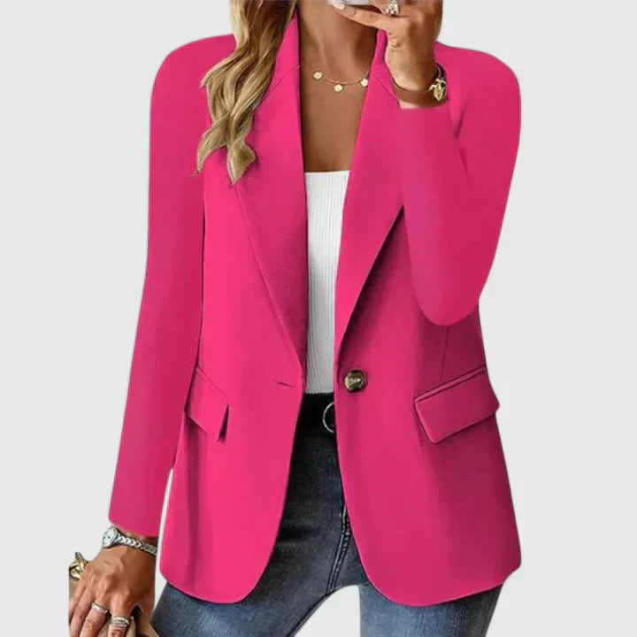 Women's Blazer | Lapel Single Button Fit