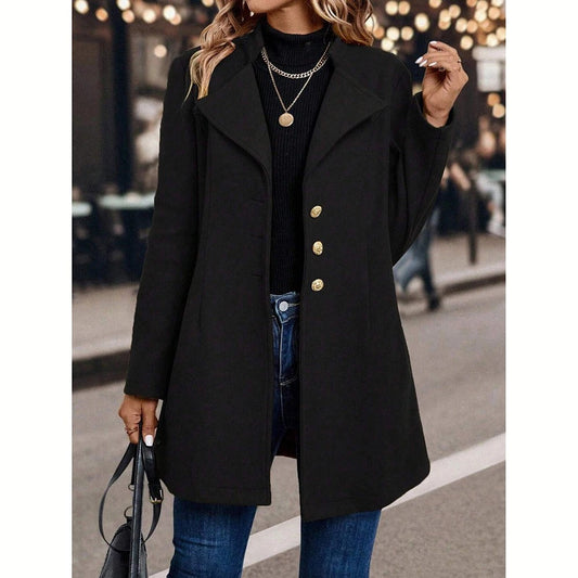 Women's Blazer | Long Sleeve with Lapel Collar