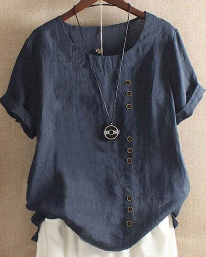Women's Blouse | Effortless Button Detail Elegance