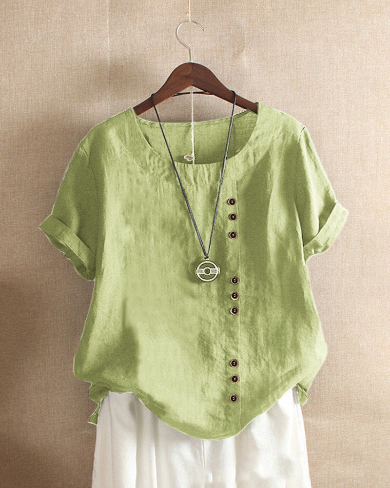 Women's Blouse | Effortless Button Detail Elegance