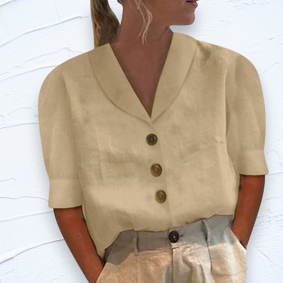 Women's Blouse | Elegant Linen & Smart Casual Summer Style