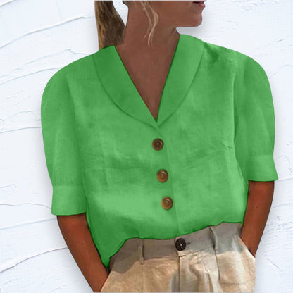 Women's Blouse | Elegant Linen & Smart Casual Summer Style