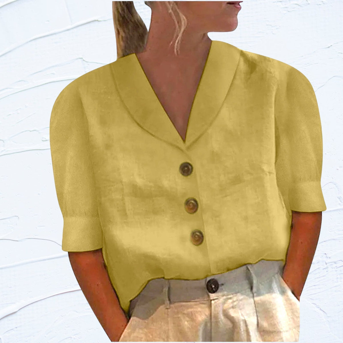 Women's Blouse | Elegant Linen & Smart Casual Summer Style
