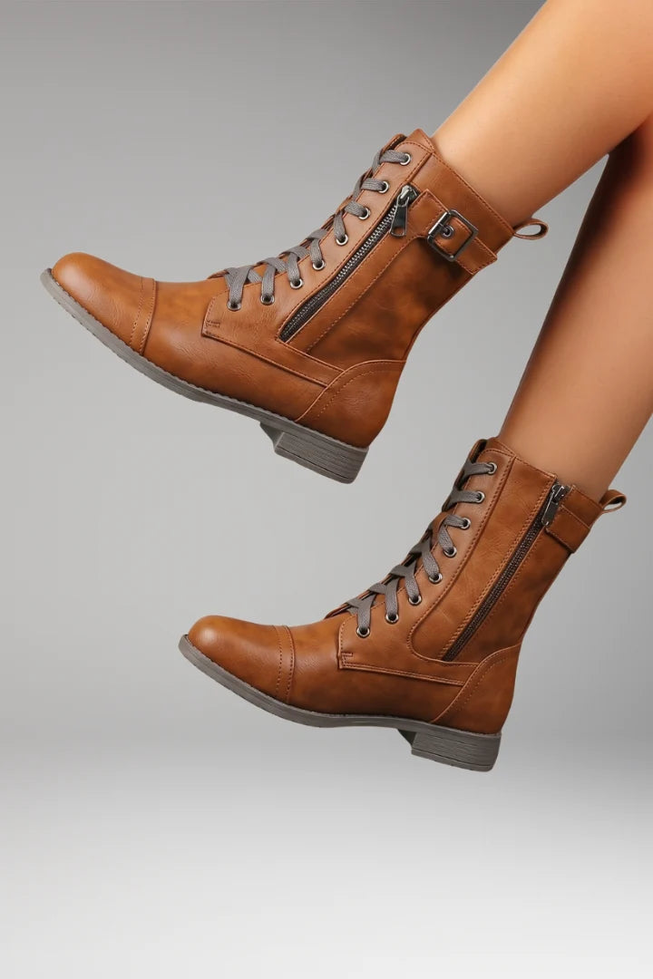 Women's Boots | Lace-Up Combat Style