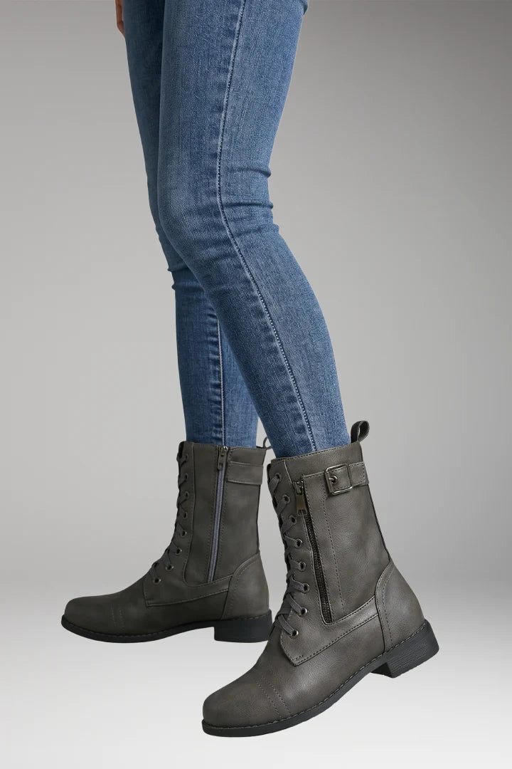 Women's Boots | Lace-Up Combat Style