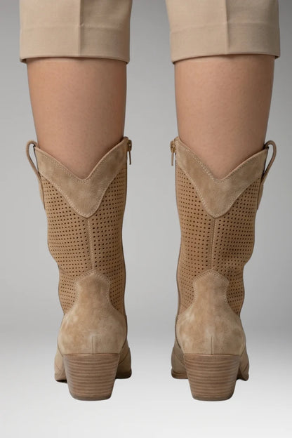 Women's Boots | Perforated Western Style