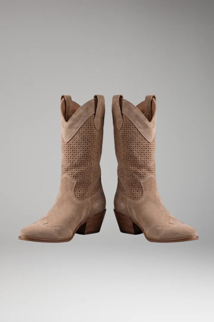 Women's Boots | Perforated Western Style