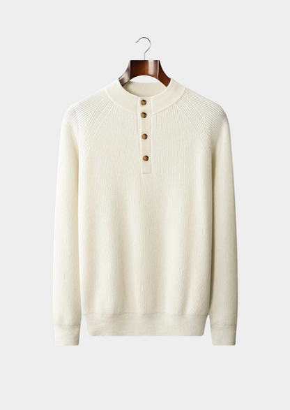 Women's Button Front Sweater Ribbed Cuffs Regular Fit
