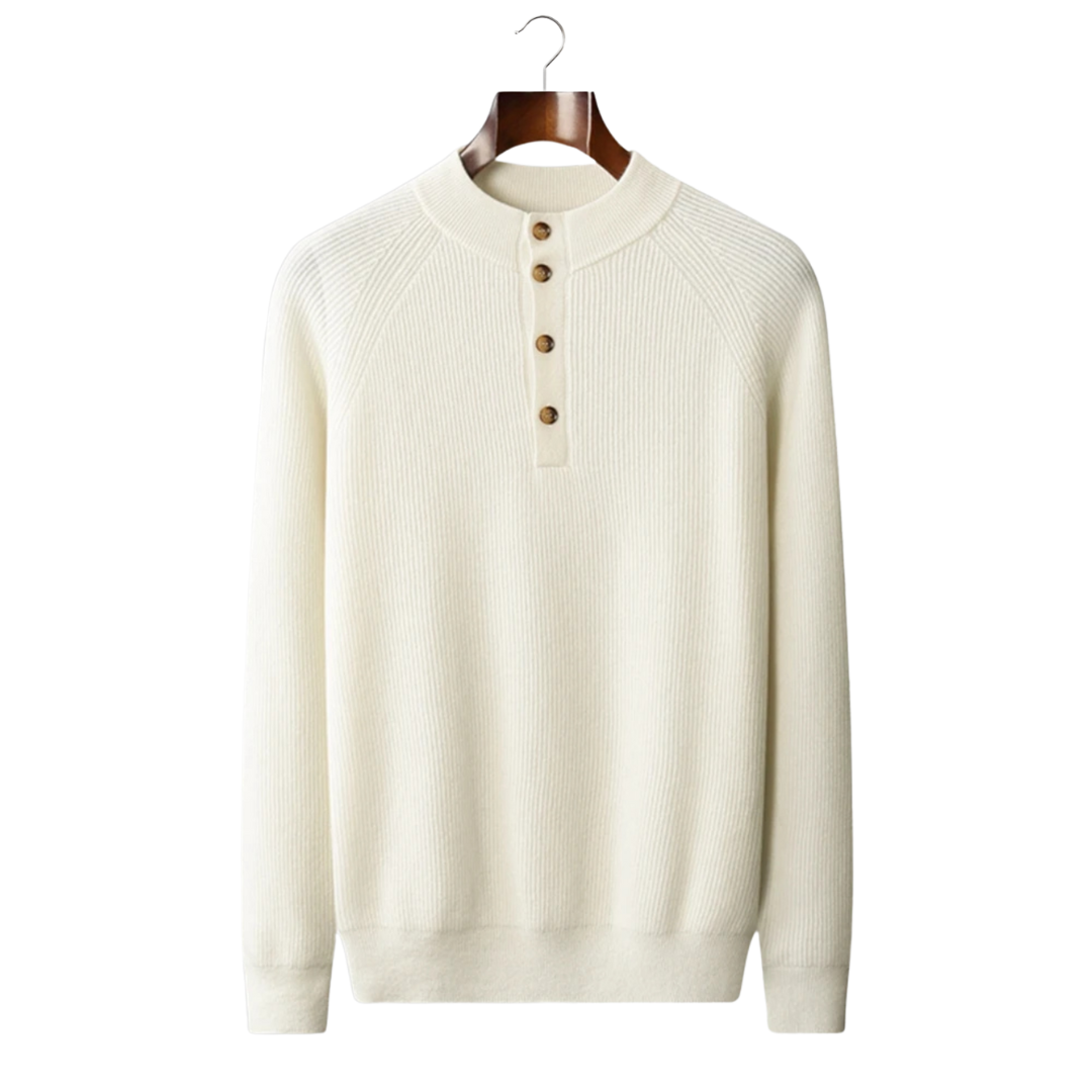 Women's Button Front Sweater Ribbed Cuffs Regular Fit