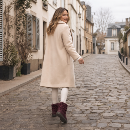 Women's Cable-Knit Boots | Warm & Stretch-Fit Shaft