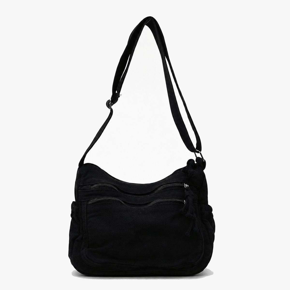 Women's Canvas Hobo Bag | 6 Pockets & Lightweight