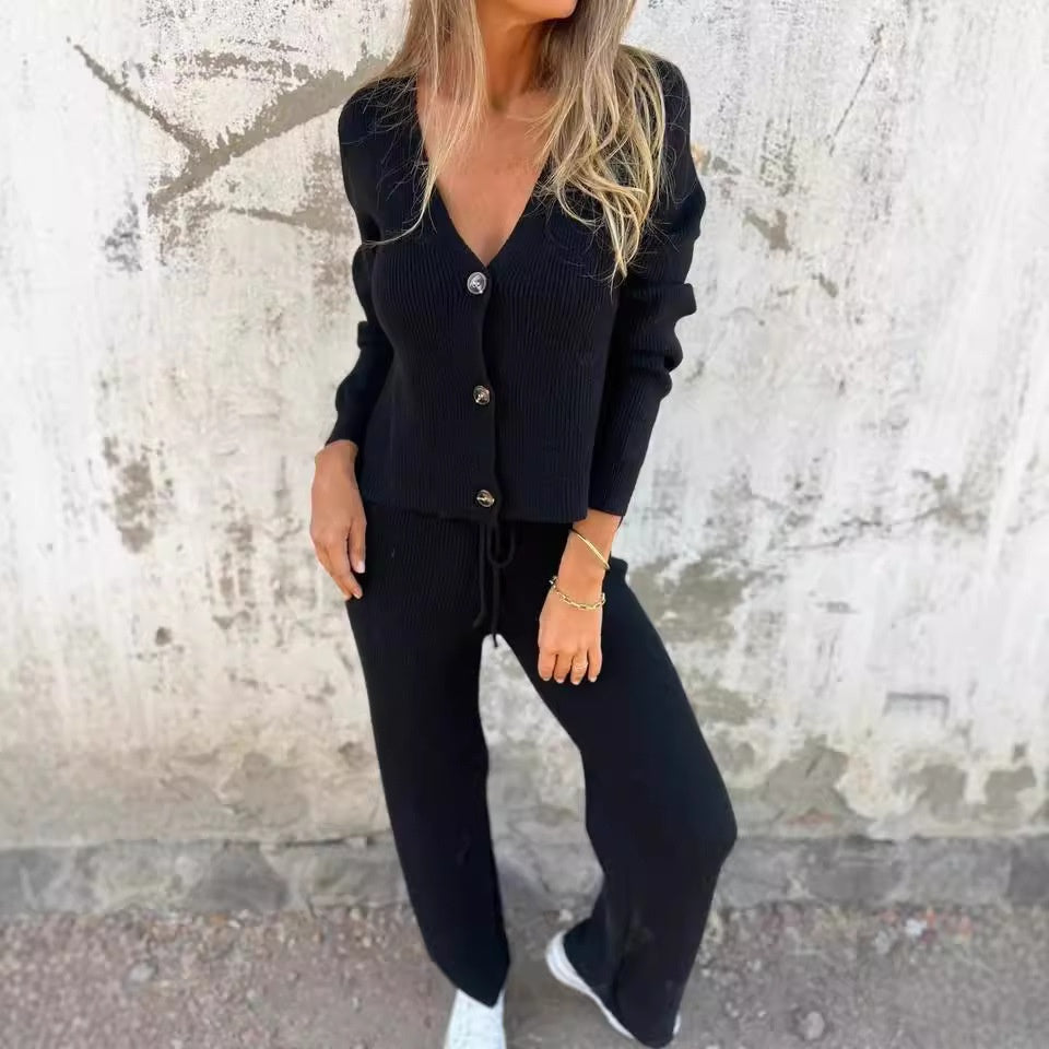 Women's Cardigan Set | Soft & Warm Layering