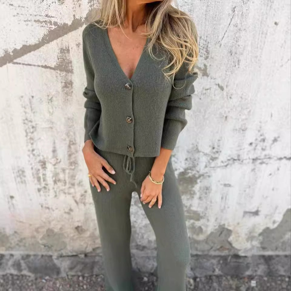 Women's Cardigan Set | Soft & Warm Layering