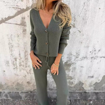 Women's Cardigan Set | Soft & Warm Layering