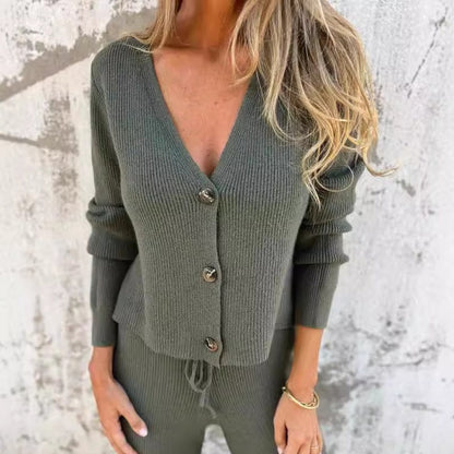 Women's Cardigan Set | Soft & Warm Layering