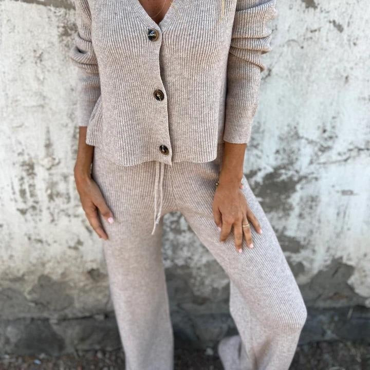 Women's Cardigan Set | Soft & Warm Layering